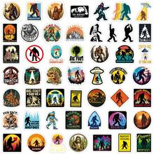 50pcs Big Foot Graffiti Cartoon Adventure Camping Creative Personalized Niche Decor Pegboard Phone Case DIY Stickers - Bigfoot - 1871X - View 4