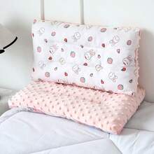 Yue Ye 1pc Baby Bean Pillow, Double-Sided Use, Cartoon Pattern, Soft And Comfortable, All Season, Machine Washable, Baby's Halloween Gift - Multicolor - View 12