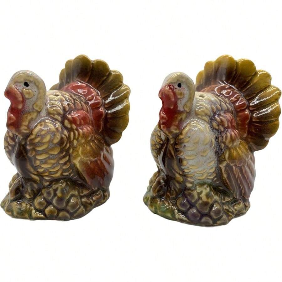 Salero y pimentero, juego de 2 piezas, recipientes de almacenamiento para dispensador de especias Turqua - Pavo - Ver 1