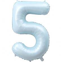 40 Inch Baby Blue Number Foil Balloon Birthday Anniversary Party Decoration Balloon Birthday Party Decor Arrangement - Baby Blue Number - View 12