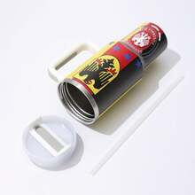 FIFA FIFA 2026 World Cup USA/Canada/Mexico National Team Logo Handle Insulated Tumbler, 304 Stainless Steel Large Capacity 40oz Car Cup Holder Straw Ice Tumbler, Fan Sports Cold Retention Water Bottle Commemorative Travel Cup - Multicolor - View 5