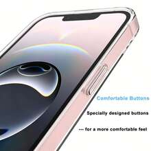 透明不泛黃軟殼，相容 iPhone 17e 16e 7 8 Plus SE 2020 SE 2022，防震防摔透明手機殼，適用於 iPhone 18 Pro Max 17 Pro Max 16 Pro Max 15 13 14 11 12 XS Max - 無色 - 查看 4