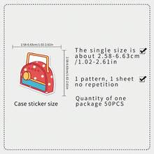50pcs Colorful Original Polka Dot INS Style Fresh Creative Cartoon Minimalist DIY Message Board Fridge Decorative Stickers - Original Polka Dot - 1968X - View 2