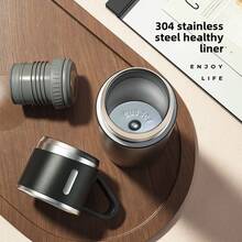 3pcs Stainless Steel Insulated Tumbler Set With Gift Box, Double-Wall Leak-Proof Thermal Cup, Long-Lasting Hot And Cold Retention, Suitable For Cycling, Hiking, Office, Car, School, Party, Camping And More - Multicolor - View 5