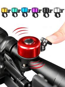 Mini Bicycle Bell, Crisp And Loud Sound, Spring-Strike Mountain Bike Horn, Colorful Warning Bell, Essential Cycling Decorative Accessory - Multicolor - View 7