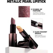 Lpiz Labial Cafe Brillo MetLico, Labiales Lustrous, Brown Lipstick Labios De Sculpted Hidratante, Frmula Cremosa Ligera y Suave para Labios Hidratados, No Pegajoso 03 GILDED COCOA - 03 CACAO DORADO - Ver 7