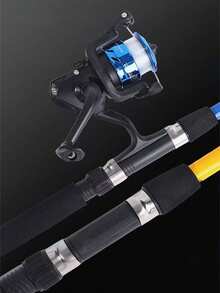Lure Fishing Casting Set With Bag, Equipped With Fishing Rod, Reel, Fishing Line, Lures And Accessories - Green - View 8