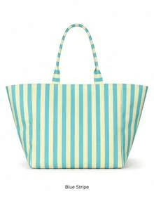 (Custom) Korean Style New Personalized Embroidered Letter Checkerboard Tote Bag, Large Capacity Canvas Commuter Shoulder Bag, Beach Bag, Ideal For Outdoor Travel And Back To School Season, Unique Holiday Gift, Graduation Gift, Mother's Day Gift, Souvenir Gift - Multicolor - View 13