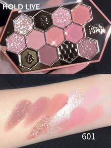 Paleta de Sombras de Ojos con Strass Panal HOLD LIVE 601 - 601 - Ver 5