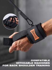 GOUNOD 1 Pair Adjustable Wrist Support Strength Training Lifting Straps, Suitable For Pull-Ups, Deadlifts, Stable Wrist Support And Palm Guard, Gym Strength Training Accessories. - Multicolor - View 5