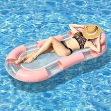 2pcs Adult Inflatable Pool Float Bed, Pool Lounge Chair Float With Headrest, Water Floating Chair, Suitable For Swimming Pool, Lake, Beach, Pool Party Adult Water Toys - Inflatable Flotation Device - View 6