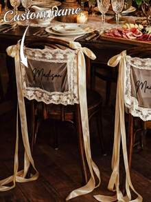 Customized Wedding Handkerchiefs, A Perfect Gift For The Bride On Her Wedding Day To Wipe Away Tears Of Joy.Hen Parties And Graduation Gifts. - Multicolor - View 2