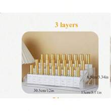 1pc Model Collection Display Stand, Model Collection Display Stand, Acrylic Material Mini Model Display Box - Transparent Desktop Organizer - Transparent - View 6