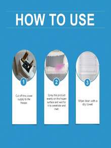 Freezer Defrost Spray, Multi-Purpose Cleaning Spray For Home Refrigerator, Freezer And Ice Maker Defrosting, Gift For Family And Friends, New Or Old Model Sent Randomly - SSS - View 5