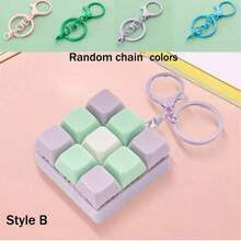 1 buah Mainan Gelisah Keyboard 9 Tombol, Gantungan Kunci Keyboard Tombol Penghilang Stres, Hadiah Penghilang Stres Tombol, Cocok Untuk Orang Dewasa Untuk Meredakan Stres dan Mengisi Waktu Luang - MultiWarna - View 5