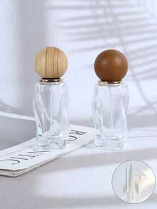 30ml Wavy Glass Perfume Spray Bottles With Gold Sprayer & Ball Cap, Leakproof Refillable Fine Mist Travel Containers, Travel Essentials For Women Men - Multicolor - View 11