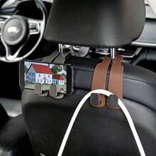 Gancho multifunción oculto universal para respaldo de asiento de coche, organizador creativo de almacenamiento para asiento trasero - Multicolor - Ver 6