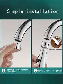 1pc Multi-Function Kitchen Faucet Extension, 360° Rotating Kitchen Faucet Sprayer Nozzle, Water-Saving High-Pressure Anti-Splash Design, Adjustable Delay Device And Rotatable Spout, 3 Water Flow Modes, Ergonomic Lever Handle, Suitable For Modern And Traditional Sinks, Washing Dishes, Cleaning Vegetables, Fruits And Utensils, Kitchen Sink Faucet With Filter, Compatible With Dishwashers, Upgrade Your Faucet, Ideal Gift For Family And Friends - Multicolor - View 11