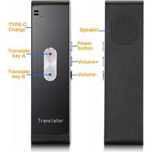 Portable AI Voice Translator - Instant Two-Way Translation, Supports 150 Languages, High Accuracy, Suitable For Travel, Business, Learning - View 2