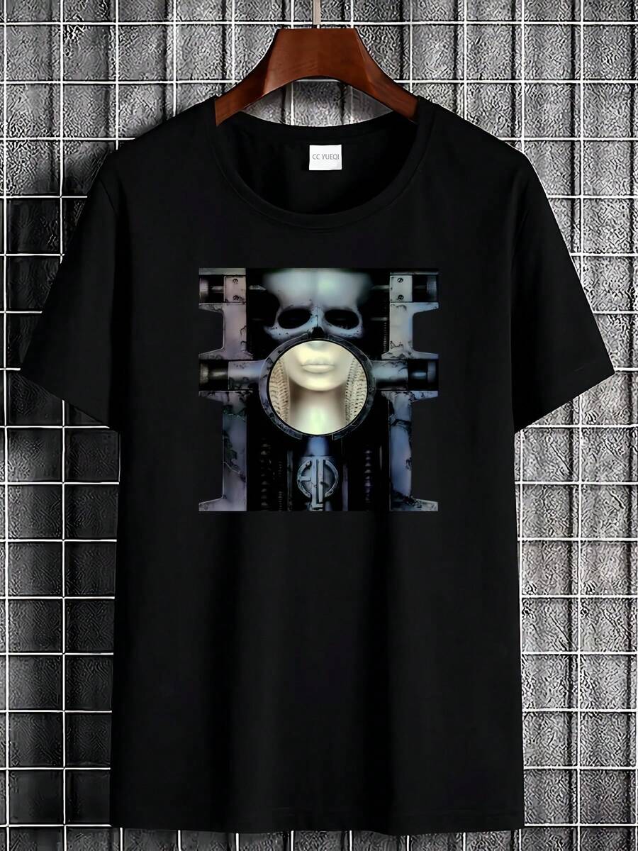 Emerson Lake And Palmer "Salad Surgery In The Mind" T-Shirt - Icon~Cha~ - Black - View 1