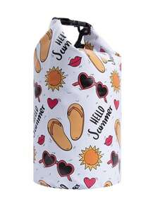 Outdoor Waterproof Bag Waterproof Bucket Bag Rafting Waterproof Storage Bag Stream Trekking Waterproof Backpack Beach Waterproof Bag Digital Print Bag - Multicolor - View 12