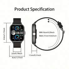 Smart Watch, Wireless Calling /Dial, Multi -Sport Mode, Calling Reminder And Rejection,Information Reminder,SMS Reminder,For IPhone/Andriod - Many Colors - View 9