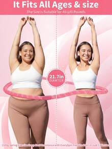 1pc 3 Colors 2 Styles Weighted Full-Coverage , Waist-Trimming Belly-Reducing Fitness Tool, Foldable Easy Storage, Adult Spring Soft , Weighted Fitness, Soft Material, Lower Back Workout, Suitable For Home, Gym, Travel - Multicolor - View 3
