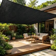 85 Black Sunshade Cloth And Canopy, With Eyelets For Easy Installation And Fixing, Outdoor Patio Net, Shade Net, Suitable For Car Camping, Pool Supplies, Beach And Plant Cover, Garden And Other Outdoor Area Shade - Multicolor - View 3