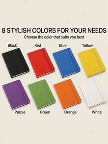 1PC/3PCS Cross-Border Hot-Selling Premium PU Leather Notebook With Strap And Bookmark, Classic Lined Pages Diary (80g Paper, 84 Sheets), Office/Study/Journaling, Multiple Colors Available - Multicolor - View 5