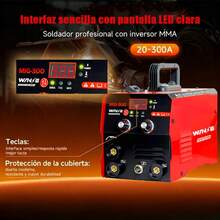 WANSE 3-In-1 Portable Inverter Welder MIG MMA TIG Multifunction For Welding Jobs - A - View 5