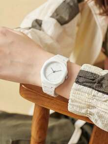 1pc Women's Minimalist Elegant Design Quartz Watch, Suitable For Daily Wear - one-size - View 6