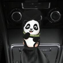 1件酷寵物印花汽車手煞車蓋 換檔桿套 手動變速箱，聚酯纖維材質，通用汽車配件，男女通用 - 檔位套 - 查看 13
