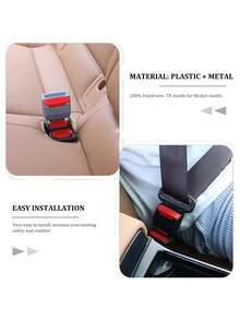 1pc Car Seat Belt Buckle Car Accessory, Universal Vehicle Accessory, Hardware Accessory - A - View 5