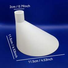 1 Pc Car Offset Fuel Funnel - Creative Large Bore Eccentric Design Oil Funnel For Auto Maintenance, Vehicle Fluid Transfer Tool, Best Gift For Car Repair Enthusiasts & Mechanics - A - View 9