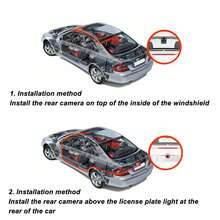 10" Rearview Mirror Dash Cam With Multimedia Streaming, Full HD Night Vision, Front And Rear Dual Lens Backup Camera, 1080P For Cars, SUVs And Trucks. - A - View 6