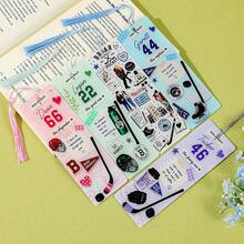 Off Campus Ice Hockey Romantic Story Acrylic Bookmark, Printed With Characters From The Novel "Briar University", Suitable For Ice Hockey Romance Readers, Sports Novel Enthusiasts, BookTok Girls, Ice Hockey Love Stories, Book Lover Gift - Multicolor - View 7
