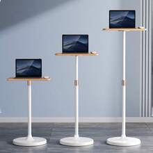 Laptop Stand Computer Stand Floor Standing Workstation Computer Riser Standing Desk Holder Standing Office Desk Support Stand Adjustable Vertical Computer Desk - View 2