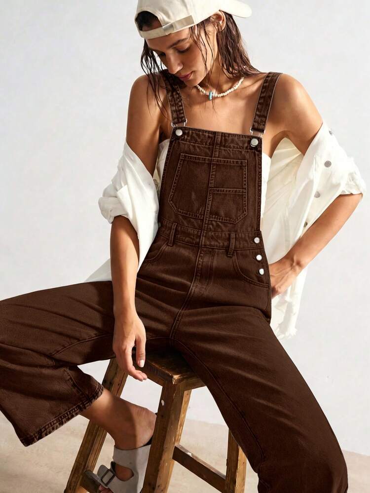 popelin / 25AW Brown dungarees サイズ2-3y popelin / 25AW Brown dungarees サイズ2-3y popelin / 25AW Brown