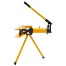 SENDERPICK Manual Tube Bender Manual Hydraulic Pipe Bender Manual Pipe Bender Set - Amarillo y negro - Ver 8