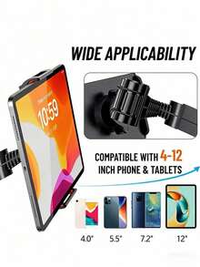 Car Backseat Headrest Tablet Holder, Car Seat Phone Mount, Suitable For Most Tablets And Phones, Convenient And Easy To Use - Multicolor - View 2