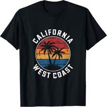 California West Coast - California Ca Vintage T-Shirt - Black - View 10
