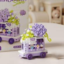 Train Series Micro Particle Building Block Toy Model Assembly Plug-In Cute Cartoon DIY Desktop Decoration Ornament Gift - Multicolor - View 10