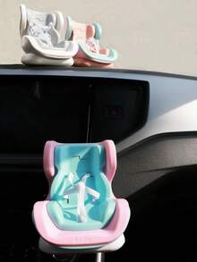 1pc Display Stand Suitable For Car Safety Seat Model, Suitable For Car Interior Or Desktop Decoration, Collectible Toy Accessory, Suitable As Birthday, New Year, Party, World Cup Gifts - Multicolor - View 3