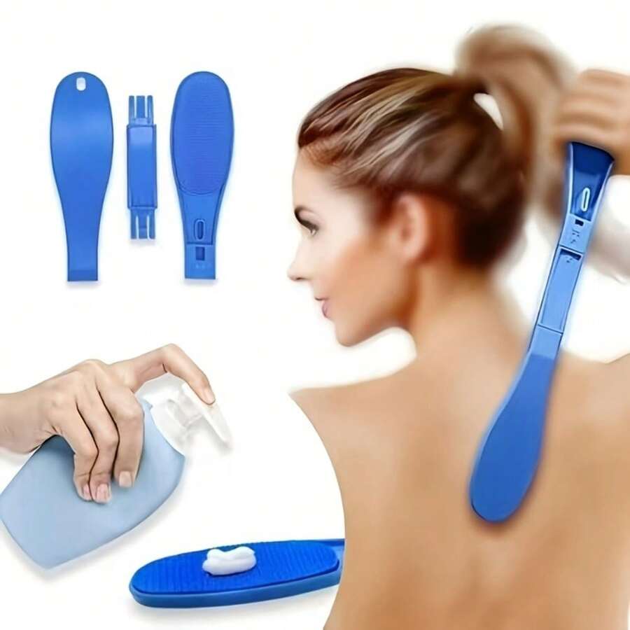 1件裝背部乳液塗抹器,身體乳霜與藥膏塗抹工具,背部護膚輔助器 - A - 查看 1