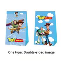Disney 24入禮品袋套組，主題派對用品套組，禮品包裝配件，派對禮品袋，包裝紙袋，適用於生日禮物、母親節禮物、節日禮物 - 彩色 - 查看 3