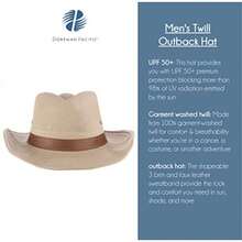 Dorfman Hat Co. - Men's Twill Hat - Corteza de árbol - Ver 6