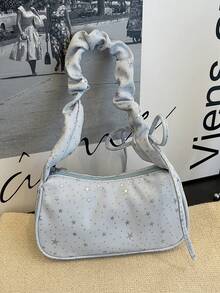 1 buah Tas Selempang Berbentuk Bintang, Dompet Koin, Tas Ponsel, Ringan dan Portabel, Kain Nilon dengan Motif Bunga, Cocok untuk Penggunaan Sehari-hari, Tali Bahu Serut, Perlengkapan Penting untuk Kembali ke Sekolah - MultiWarna - View 13
