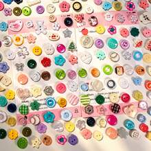 9/26/45/66/86/100Pcs Creamy Color Ins Style Cute Fresh Buttons, Colorful Resin Buttons DIY Handmade Jewelry Decoration Accessories, Sewing Supplies Small Buttons, Asymmetrical Decorative Buttons Mixed Random Styles - Multiple Styles - View 8