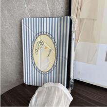 1個可愛雨靴小鴨印花透明平板保護殼，附筆槽，適用於 iPad 11(A16 2025)/Galaxy Tab S10+/S9/A9/小米5/5PR/6/6PRO/7/7PRO/Oppo Pad/ Matepad/Honor Pad - 彩色 - 查看 9