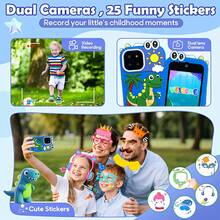 Rechargeable Kids Toy Phone, 2.8 Inch Touch Screen, Dual Camera, Boys And Girls Daily Play Toy - Multicolor - View 4